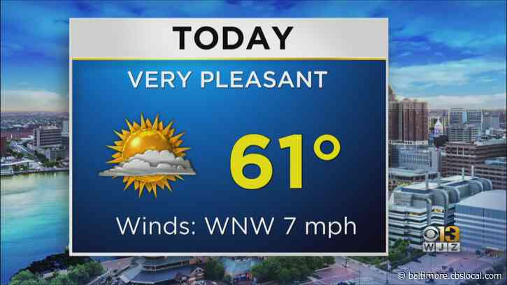 Maryland Weather: Spring-Like Weather Today