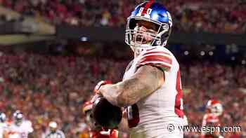 Giants releasing Rudolph, Booker in cap moves