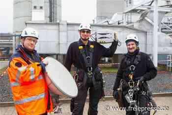 Warum Kletterer Plauens höchstes Bauwerk erklommen haben - freiepresse.de