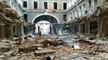 Charkiw liegt nach russischem Beschuss in Trümmern