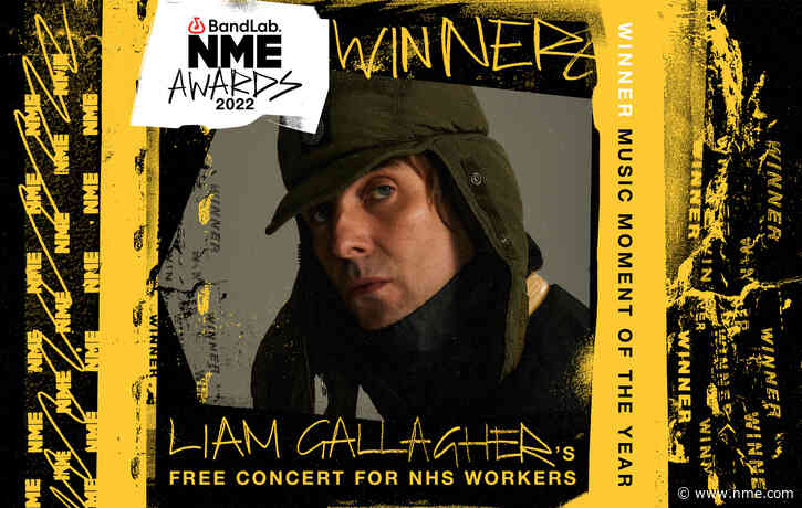 Liam Gallagher wins Music Moment Of The Year at the BandLab NME Awards 2022
