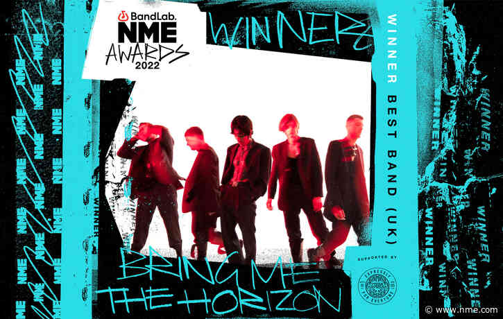 Bring Me The Horizon win Best Band From The UK Supported by Pizza Express at the BandLab NME Awards 2022
