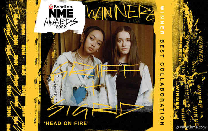 Griff and Sigrid win Best Collaboration at the BandLab NME Awards 2022