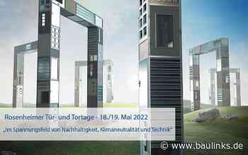 12. Rosenheimer Tür- und Tortage am 18. und 19. Mai in Rosenheim