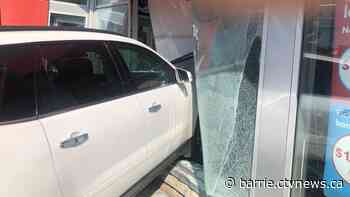 SUV crashes through window exterior of Orangeville drug store - CTV News Barrie