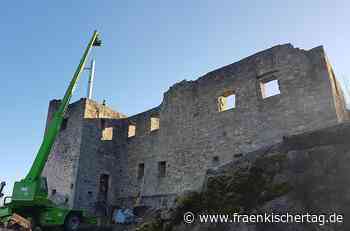 Die alte Burg bei Ebern ist um eine Attraktion reicher, eine Aussichtsplattform. - Fränkischer Tag