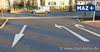 Luckenwalde: Ausfahrt am Lidl-Parkplatz in der Schützenstraße soll sicherer werden - Märkische Allgemeine Zeitung