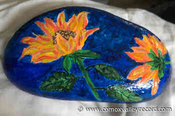 PHOTOS: B.C. group stands with Ukraine through sunflower rock paintings - Comox Valley Record