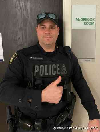 South Porcupine OPP officer nominated for Police Hero of the Year Award - Timmins Press