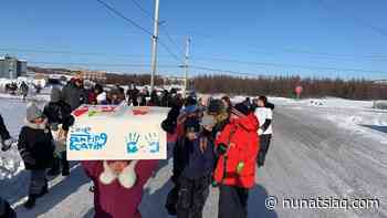 Marching for suicide prevention in Kuujjuaq - Nunatsiaq News