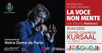 Masterclass di canto moderno con Vittorio Matteucci - Comune di Jesolo