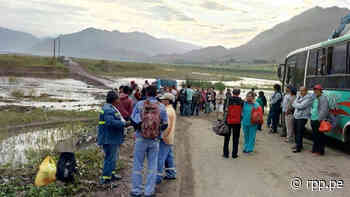 Vía que une a Trujillo y Cascas queda interrumpida por desborde de río - RPP Noticias