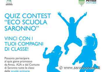 Prosegue l'iniziativa "Ecoscuola Saronno". Dal Comune: "2200 i quiz sino ad ora compilati" - SaronnoNews.it