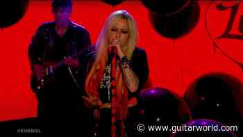 Nekrogoblikon guitarist Joe Nelson joins Avril Lavigne, Travis Barker and blackbear on Jimmy Kimmel Live! - Guitar World