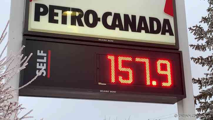 Gas prices soar in Calgary, average eclipses $1.50 per litre mark