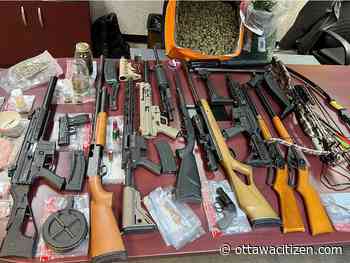 Six people charged after 10 firearms, crossbows, drugs and cash seized in Cornwall