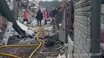 WATCH:  Ukrainian homes reduced to rubble after Russian missile hit
