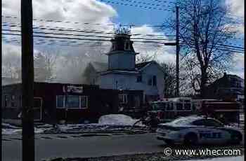 Several ambulances on scene of Lyell Ave fire