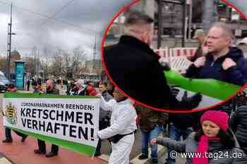 Rechts-Streit: AfD-Ordner und "Freie Sachsen" bekommen sich in Chemnitz in die Haare - TAG24