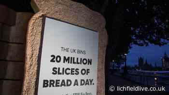 Giant sculptures at Lichfield supermarket to highlight the scale of food waste in the UK - Lichfield Live