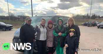 Svitlana Kinal uit Beringen haalt haar Oekraïense moeder op aan Poolse grens - Vlaamse Radio- en Televisieomroeporganisatie