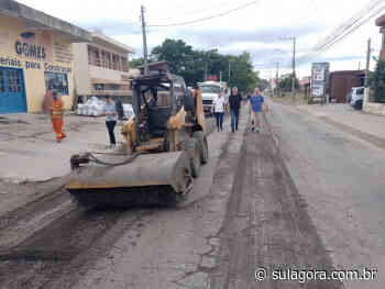 Obra de revitalização da avenida entre Tubarão e Capivari de Baixo recebe vistoria - Sul. Agora