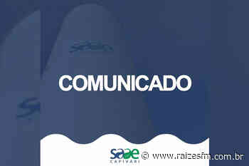 SAAE Capivari reestabelece parte elétrica do ETA 1 - Raizes FM