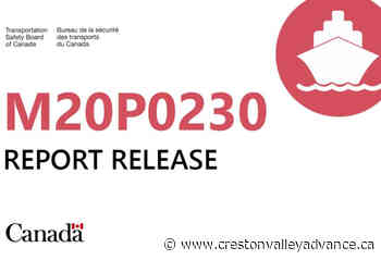 Battery maintenance tied to B.C. tug blast: TSB - Creston Valley Advance