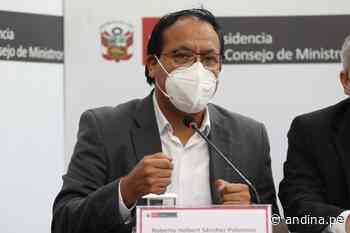 Ministro Sánchez: corresponde que el sistema de justicia haga su trabajo - Agencia Andina