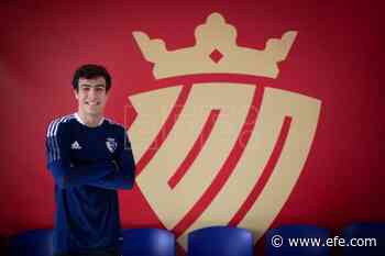 Manu Sánchez: "Osasuna y Pamplona han superado todas mis expectativas" - Agencia EFE