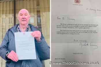 Bolton veteran's delight to receive letter from the Queen - The Bolton News