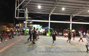 Reanudaron actividad en el basquetbol de Tepalgingo - El Sol de Cuernavaca
