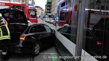 Augsburg: Unfall mit Straßenbahn in Innenstadt sorgt für Behinderungen | Augsburger Allgemeine - Augsburger Allgemeine