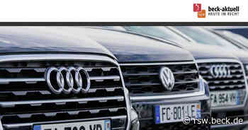 Dieselprozess – Rechtliches Gehör für Informationen aus dem Internet - beck-aktuell.HEUTE IM RECHT