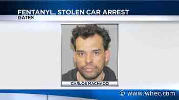 Gates Police: Rochester man arrested after being found in stolen car with Fentanyl