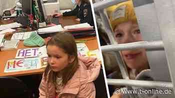 Ukraine-Krieg: Russische Polizei verhaftet Kinder auf Friedensdemonstration - t-online