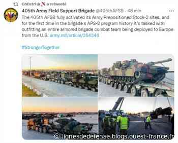 Les chars pour la 1e Armored Brigade Combat Team de la 3e division d'infanterie sortis du cocon - Lignes de défense