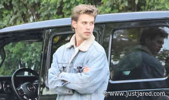 Austin Butler Does Double Denim While Hanging Out with a Friend in L.A. - Just Jared