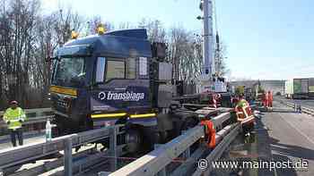 Gefährliche Stelle? Unfall auf A 3 mit Schwertransporter war nicht der erste dort - Main-Post