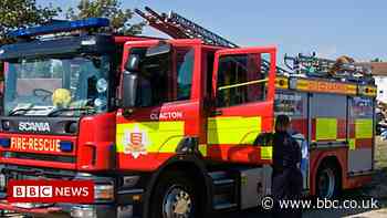 Essex Fire Service rescues pair from car trapped in mud