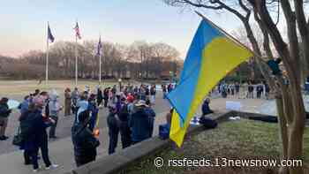 ODU campus comes together to stand with the people of Ukraine