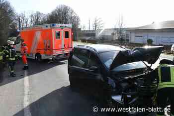 Kollision an der Ampel Gütersloher Straße in Verl - Westfalen-Blatt