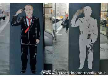 'Il suicidio dello zar', l'opera dello street artist rimossa a Milano - Il Gazzettino Metropolitano