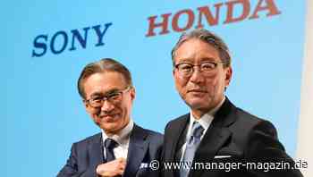 Sony und Honda wollen gemeinsam Elektroautos bauen