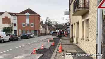 Dainville : les travaux du secteur des rues Lavoisier et d'Arras s'achèvent ce vendredi - La Voix du Nord