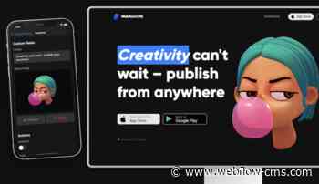 WebflowCMS - Edit Webflow websites from your phone