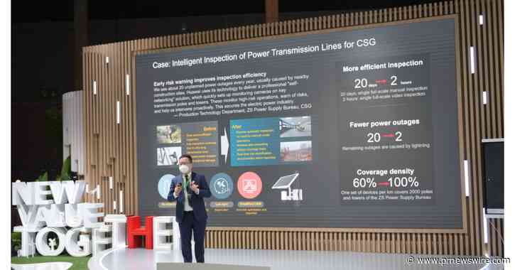 Společnost Huawei představuje řešení Intelligent Power Transmission Line Inspection Solution 2.0, které odhaluje rizika a chrání elektrické vedení