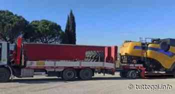 Trasporto eccezionale senza scorta tecnica, camion “fermo” in area di servizio e maxi multa - TuttOggi