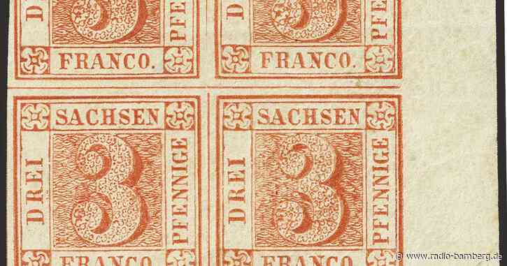 Briefmarken-Rarität «Sachsendreier» wird versteigert