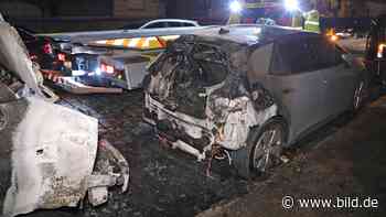 Brand: E-Auto in Dresden abgefackelt | Regional - BILD